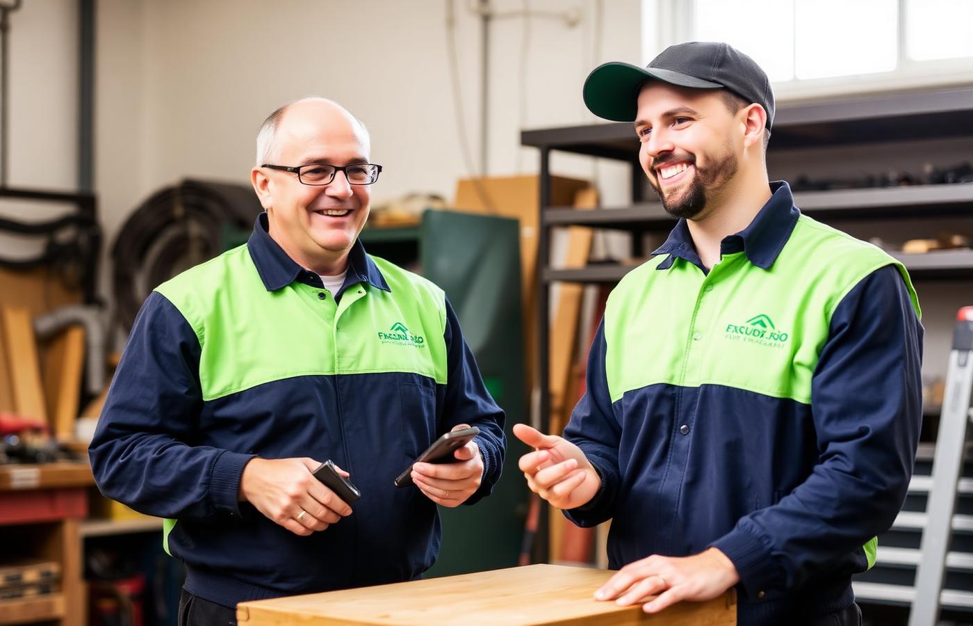 Team von Eckert Elektrotechnik bei der Arbeit